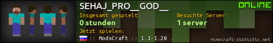 Benutzerleisten 560x90 für SEHAJ_PRO__GOD__