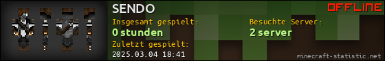 Benutzerleisten 560x90 für SENDO