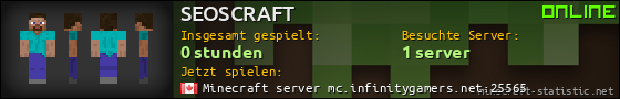 Benutzerleisten 560x90 für SEOSCRAFT