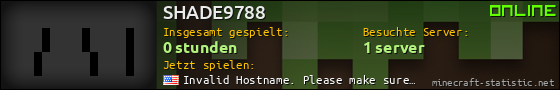 Benutzerleisten 560x90 für SHADE9788