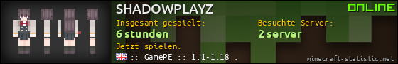 Benutzerleisten 560x90 für SHADOWPLAYZ