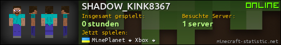 Benutzerleisten 560x90 für SHADOW_KINK8367