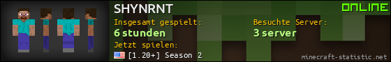 Benutzerleisten 560x90 für SHYNRNT