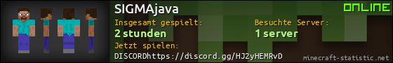 Benutzerleisten 560x90 für SIGMAjava