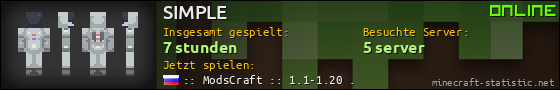 Benutzerleisten 560x90 für SIMPLE