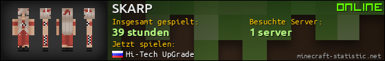 Benutzerleisten 560x90 für SKARP