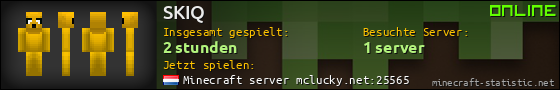 Benutzerleisten 560x90 für SKIQ