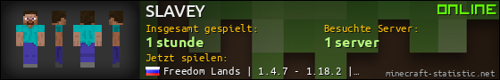 Benutzerleisten 560x90 für SLAVEY
