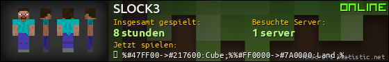 Benutzerleisten 560x90 für SLOCK3