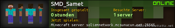 Benutzerleisten 560x90 für SMD_Samet