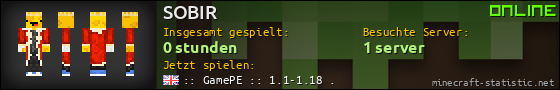 Benutzerleisten 560x90 für SOBIR
