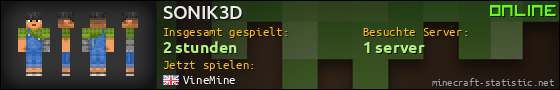 Benutzerleisten 560x90 für SONIK3D