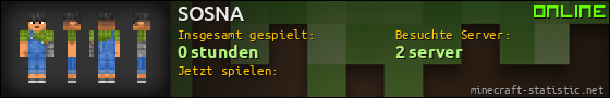 Benutzerleisten 560x90 für SOSNA