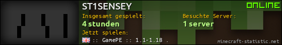 Benutzerleisten 560x90 für ST1SENSEY