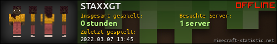 Benutzerleisten 560x90 für STAXXGT