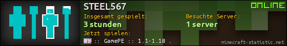 Benutzerleisten 560x90 für STEEL567