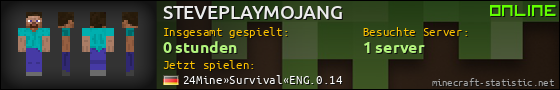 Benutzerleisten 560x90 für STEVEPLAYMOJANG