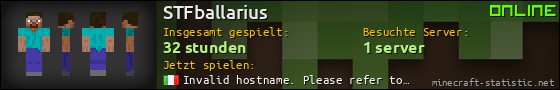 Benutzerleisten 560x90 für STFballarius