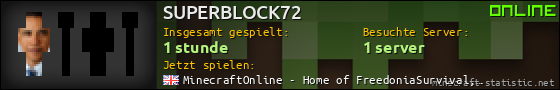 Benutzerleisten 560x90 für SUPERBLOCK72