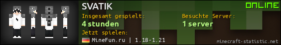 Benutzerleisten 560x90 für SVATIK