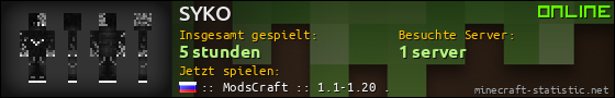 Benutzerleisten 560x90 für SYKO