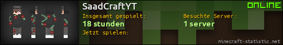 Benutzerleisten 560x90 für SaadCraftYT