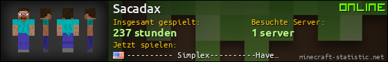 Benutzerleisten 560x90 für Sacadax