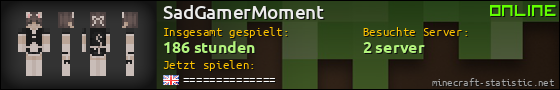 Benutzerleisten 560x90 für SadGamerMoment