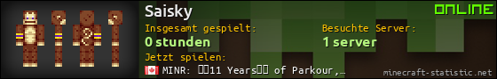 Benutzerleisten 560x90 für Saisky