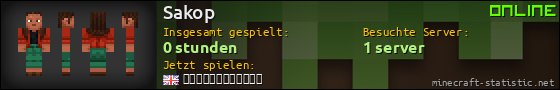 Benutzerleisten 560x90 für Sakop