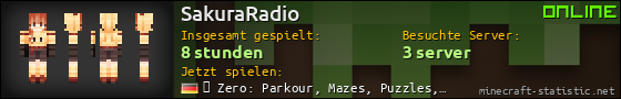 Benutzerleisten 560x90 für SakuraRadio