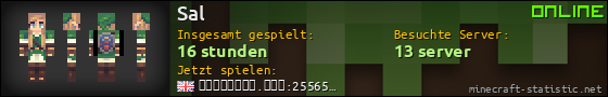 Benutzerleisten 560x90 für Sal