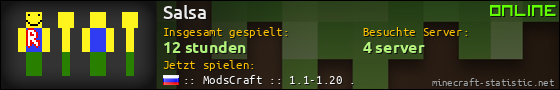 Benutzerleisten 560x90 für Salsa