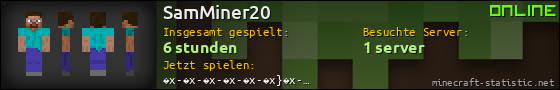 Benutzerleisten 560x90 für SamMiner20