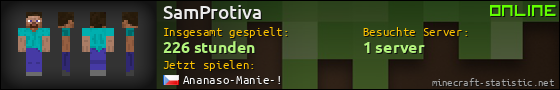 Benutzerleisten 560x90 für SamProtiva