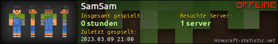 Benutzerleisten 560x90 für SamSam