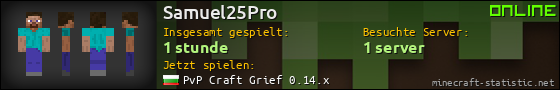 Benutzerleisten 560x90 für Samuel25Pro