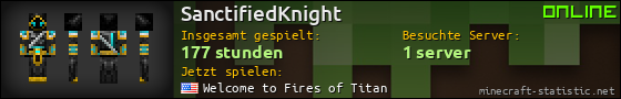 Benutzerleisten 560x90 für SanctifiedKnight