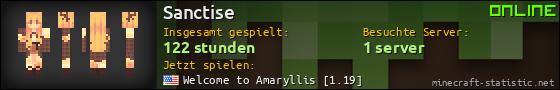 Benutzerleisten 560x90 für Sanctise