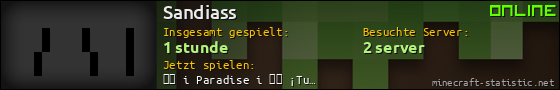 Benutzerleisten 560x90 für Sandiass