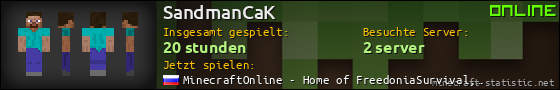 Benutzerleisten 560x90 für SandmanCaK