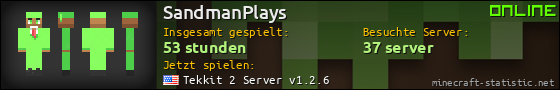 Benutzerleisten 560x90 für SandmanPlays