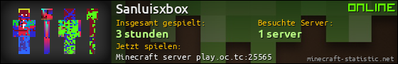 Benutzerleisten 560x90 für Sanluisxbox