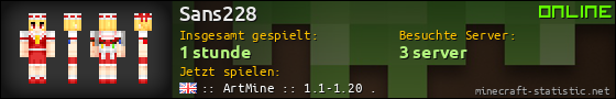 Benutzerleisten 560x90 für Sans228