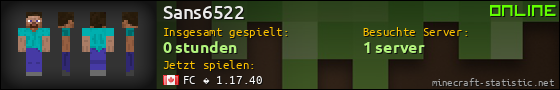 Benutzerleisten 560x90 für Sans6522