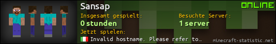 Benutzerleisten 560x90 für Sansap