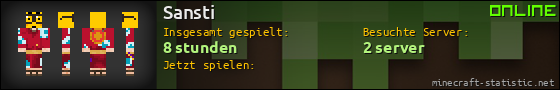 Benutzerleisten 560x90 für Sansti