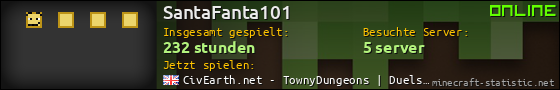 Benutzerleisten 560x90 für SantaFanta101