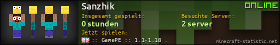 Benutzerleisten 560x90 für Sanzhik