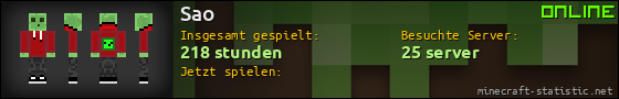 Benutzerleisten 560x90 für Sao